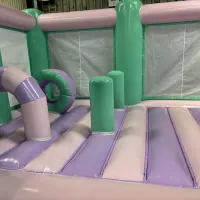 Pastel Double Slide Activity Bouncer