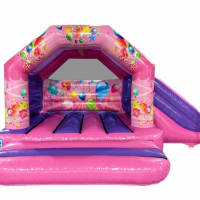 Party Side Slide Combi Pink Purple