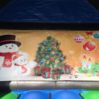 Christmas Disco Bouncy Castle