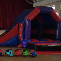 Slide Combo Bouncy Castle And Ride-on Package