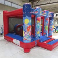 14 X 11 Blue Toddler Activity Bouncy Castle Party