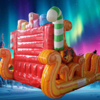 Santa Sleigh Photo Prop