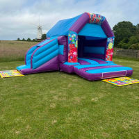 Party Time Purple And Blue Bounce And Slide