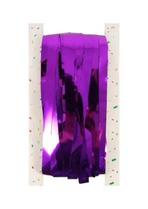 Purple Foil Curtain 92cm X 244cm