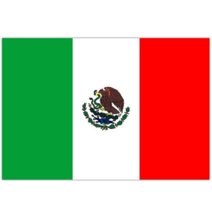 Mexican Flag 5ft X 3ft