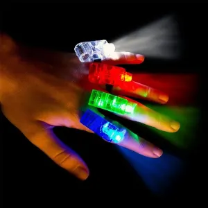 Box Of 100 Finger Lasers In 4 Assorted Colours
