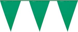 Green Standard Plastic Bunting 10m (20 Flags)