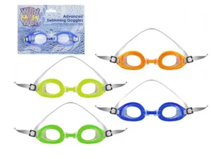 Swimming Goggles In 4 Assorted Colours - Price Is For 1 Pair