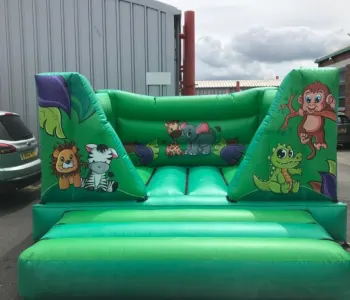 14ft 6 X 11ft 6 X 6ft 6 Wide V Frame Jungle Green Castle