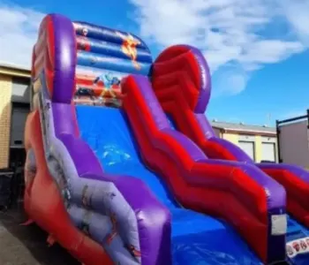 Giant Superhero Slide hire in Newton Mearns