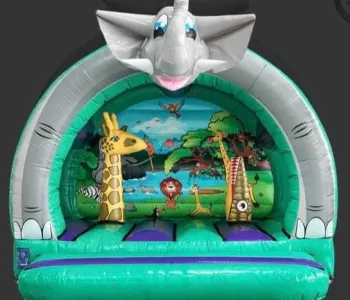 3D Jungle Bouncy Castle hire in Paisley