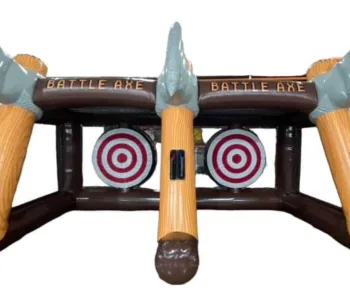 Double Battle Axe inflatable game hire in Paisley