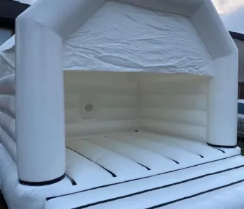 White Wedding Bouncy Castle hire in Paisley