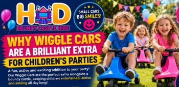 Why Wiggle Cars Are A Brilliant Extra For Childrens Parties