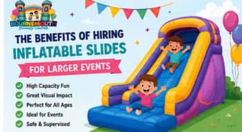 The Benefits Of Hiring Inflatable Slides For Larger Events
