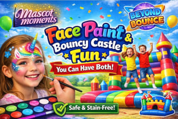 Dont Choose Between Face Paint And A Bouncy Castle