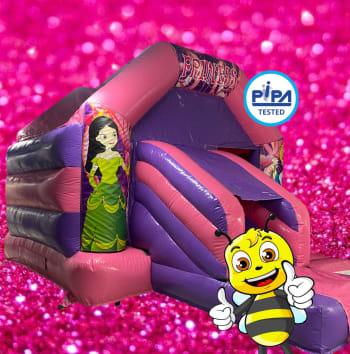 Introducing Our New Disco Purple And Pink Combo Bouncy Castle Range