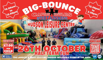 Big Bounce Hudson Leisure Centre Wisbech
