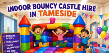 Indoor Bouncy Castle Hire In Tameside, Why Hall Parties Are Perfect All Year Round