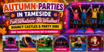 Planning An Autumn Childrens Party In Tameside With Inflatable Hire