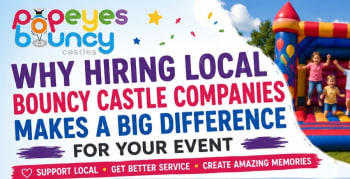 Why Hiring Local Bouncy Castle Companies Makes A Big Difference For Your Event