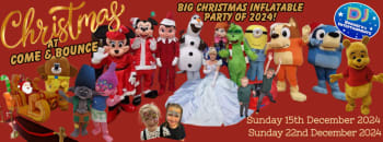 Our Biggest Parties Of The Year - Christmas At  Come N Bounce 2024