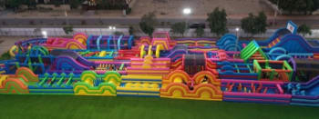 Worlds Largest Bouncy Castle