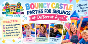 How To Plan A Bouncy Castle Party For Siblings Of Different Ages