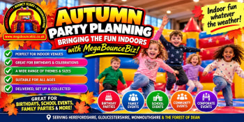 Autumn Party Planning, Bringing The Fun Indoors With Megabouncebiz