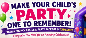 Make Your Childs Party One To Remember With A Bouncy Castle And Party Package In Tameside