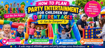 How To Plan Party Entertainment For Children Of Different Ages