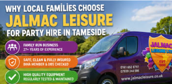 Why Local Families Choose Jalmac Leisure For Party Hire In Tameside
