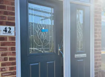 Front Entrance Door Sprayed At A Fraction Of The Cost Of Replacing