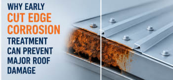 Why Early Cut Edge Corrosion Treatment Can Prevent Major Roof Damage