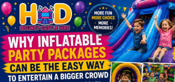 Why Inflatable Party Packages Can Be The Easy Way To Entertain A Bigger Crowd