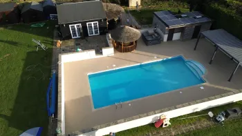 Stunning Resin Bound Swimming Pool Surround In Longwick, Buckinghamshire