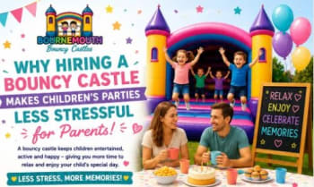 Why Hiring A Bouncy Castle Makes Childrens Parties Less Stressful For Parents