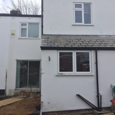 Flat Roof Extension/re-render