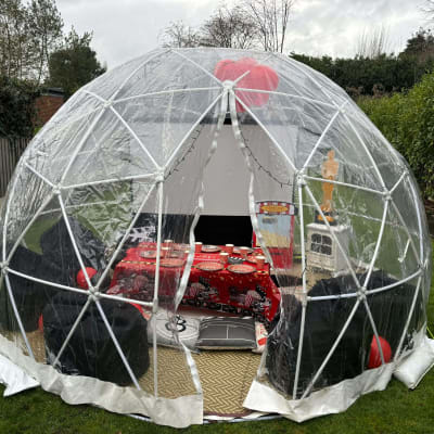Movie Themed Cinema Garden Igloo Available  To Hire