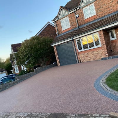 A New Resin Bound Driveway Installation In Rotherham, A Beautiful Resin Bound Driveway By Bespoke Resin Using Vuba Resin