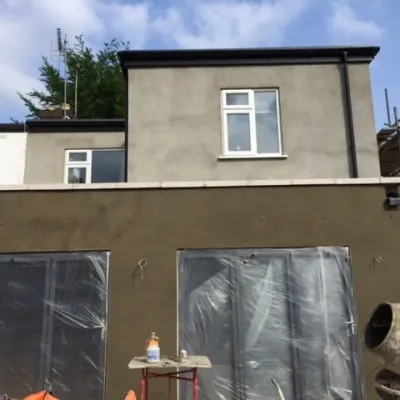 Flat Roof Extension/re-render