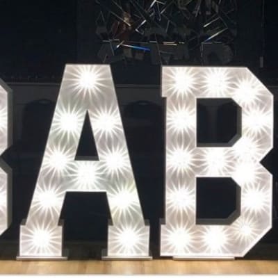 Baby Shower And Gender Reveal Party - Led Light Up Letters