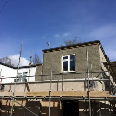 Flat Roof Extension/re-render
