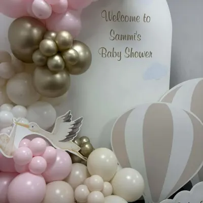 Hot Air Balloon Themed Baby Shower Backdrop Decorations In Dartford Kent