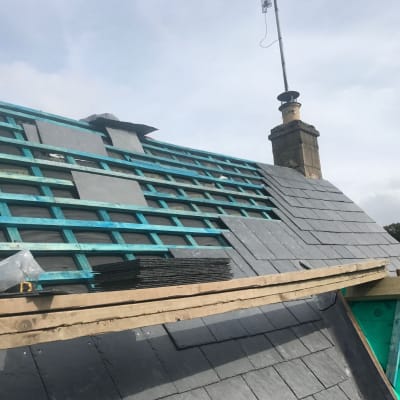 Slate Roof And Dormer Windows