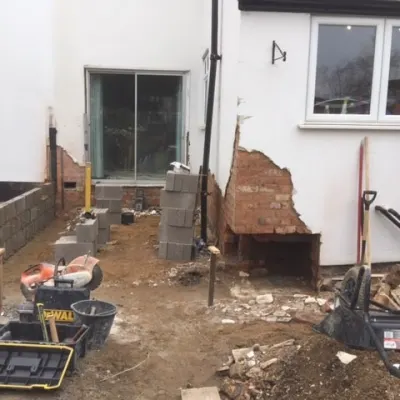 Flat Roof Extension/re-render