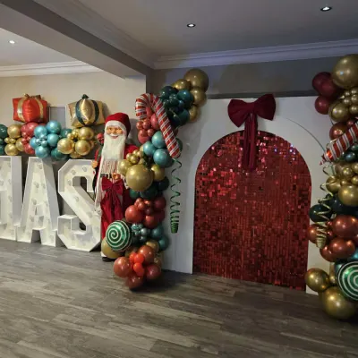 Corporate Christmas Event Decorations And Balloons To Hire In Bexley Kent