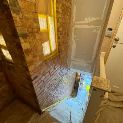 Staircase Plastering
