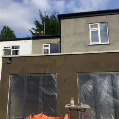 Flat Roof Extension/re-render