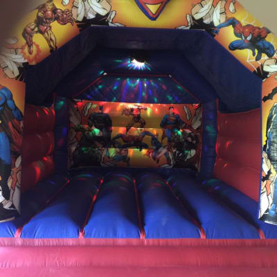 Large Adult Disco Bouncy Castle